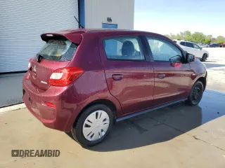 2019 Mitsubishi Mirage ES z VIN ML32A3HJ1KH004957, wystawiony jako Copart lot #53801775 z przebiegiem 56 068 mil mil oraz Szkoda całkowita • Salvage title. Historia ofert i sprzedaży dostępna na DreamBid. Obrazek 3.
