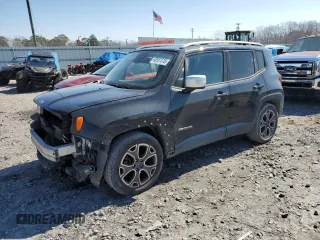 2016 Jeep Renegade Limited with VIN ZACCJADT0GPC84531, listed as a Copart auction lot 45951515 with 191,445 mi miles and Salvage Title. Bid and sale history available at DreamBid. Image 1.