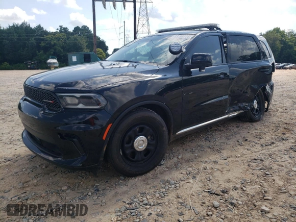 2024 Dodge Durango Pursuit with VIN 1C4RDJFG6RC147750, listed as a Copart auction lot 63186105 with 4,803 mi miles and Salvage title. Bid and sale history available at DreamBid. Image 1.