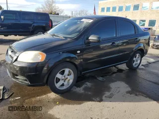 2007 Chevrolet Aveo LT z VIN KL1TG56667B050294, wystawiony jako Copart lot #47839165 z przebiegiem 180 521 mil mil oraz Szkody całkowita. Historia ofert i sprzedaży dostępna na DreamBid. Obrazek 1.