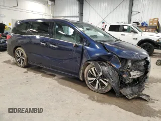 2019 Honda Odyssey Touring with VIN 5FNRL6H80KB505150, listed as a Copart auction lot 47620065 with 262,778 mi miles and Salvage Title. Bid and sale history available at carsss.com. Image 4.