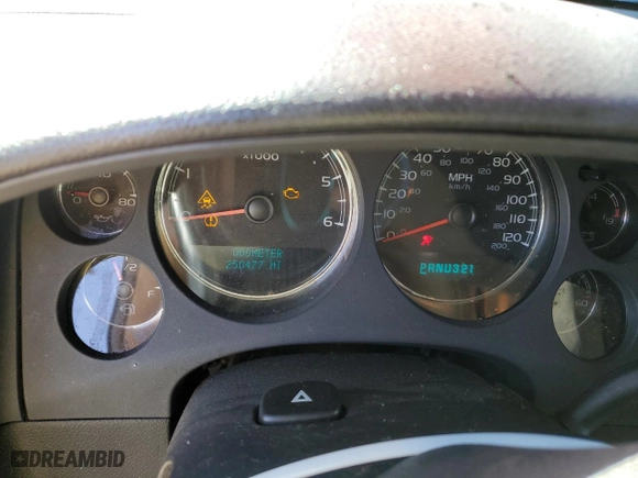2007 Chevrolet Suburban LT with VIN 1GNFC16017R362303, listed as a Copart auction lot 42450955 with 250,477 mi miles and Salvage Title. Bid and sale history available at carsss.com. Image 9.