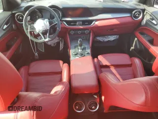 2019 Alfa Romeo Stelvio Ti with VIN ZASPAKBN3K7C70518, listed as a Copart auction lot 53438145 with Not provided miles and Non repairable. Bid and sale history available at DreamBid. Image 8.