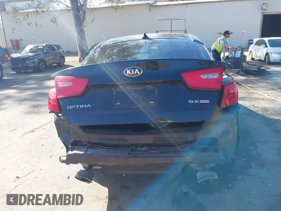 2015 Kia Optima SX with VIN 5XXGR4A72FG366833, listed as a IAAI auction lot 41726219 with 144,664 mi miles and . Bid and sale history available at carsss.com. Image 17.