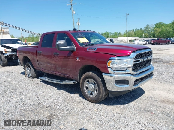 2024 Ram 2500 Tradesman with VIN 3C6UR5CL7RG363146, listed as a IAAI auction lot 42139238 with 8,394 mi miles and . Bid and sale history available at DreamBid. Image 1.