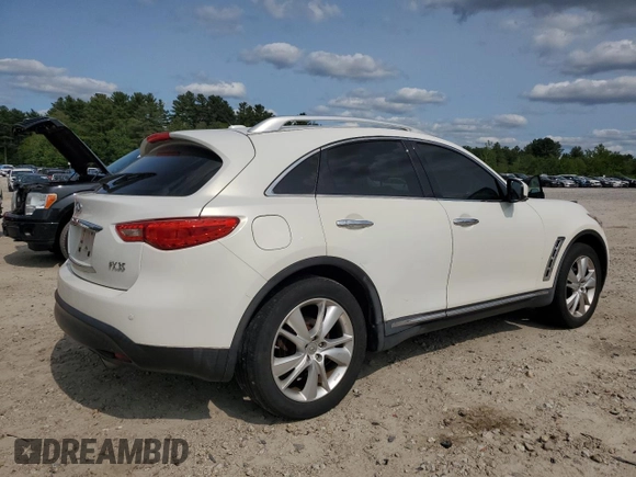 2012 Infiniti FX with VIN JN8AS1MW3CM155176, listed as a Copart auction lot 58963955 with 163,467 mi miles and Clean title. Bid and sale history available at DreamBid. Image 3.