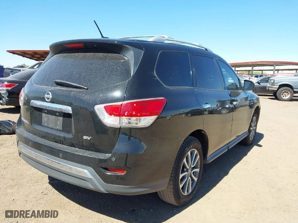 2013 Nissan Pathfinder SL with VIN 5N1AR2MN4DC651580, listed as a IAAI auction lot 41871766 with 177,854 mi miles. Bid and sale history available at carsss.com. Image 4.