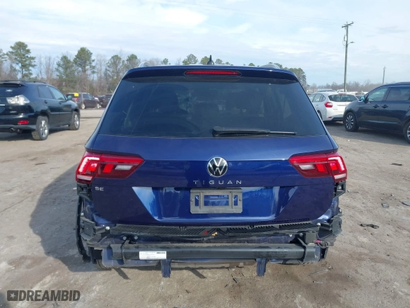 2022 Volkswagen Tiguan SE with VIN 3VV3B7AX4NM062714, listed as a IAAI auction lot 41173705 with 69,264 mi miles. Bid and sale history available at carsss.com. Image 16.