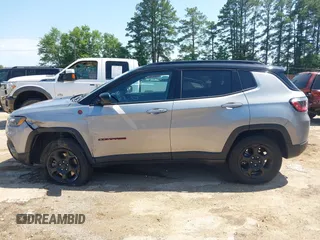 2023 Jeep Compass Trailhawk with VIN 3C4NJDDN3PT527995, listed as a IAAI auction lot 42218464 with 47,701 mi miles and . Bid and sale history available at carsss.com. Image 14.