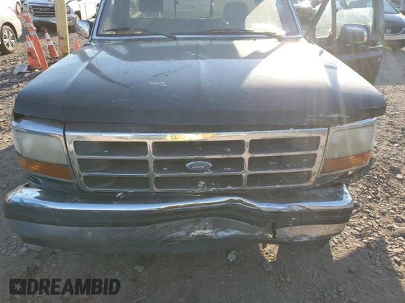 1992 Ford F-150 with VIN 1FTDF15Y9NLA29099, listed as a Copart auction lot 76238474 with 235,130 mi miles and Salvage Title. Bid and sale history available at carsss.com. Image 11.