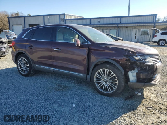 2018 Lincoln MKX Reserve with VIN 2LMPJ6LR4JBL19507, listed as a Copart auction lot 47356745 with 76,875 mi miles and Salvage Title. Bid and sale history available at carsss.com. Image 4.