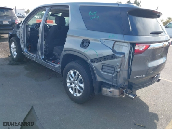 2021 Chevrolet Traverse LS with VIN 1GNERFKW1MJ235515, listed as a IAAI auction lot 41611529 with 36,303 mi miles. Bid and sale history available at carsss.com. Image 3.