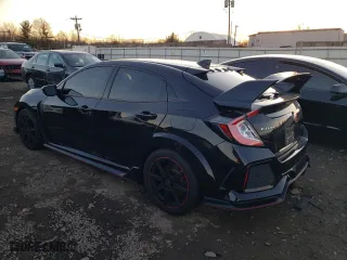 2019 Honda Civic Type R Touring with VIN SHHFK8G76KU200213, listed as a Copart auction lot 82339284 with 0 mi miles and Salvage Title. Bid and sale history available at carsss.com. Image 2.