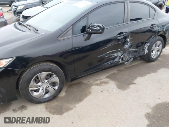2014 Honda Civic Sedan LX with VIN 19XFB2F50EE227853, listed as a IAAI auction lot 42087506 with 113,120 mi miles. Bid and sale history available at carsss.com. Image 6.