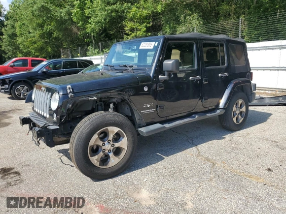 2016 Jeep Wrangler Unlimited Sahara z VIN 1C4BJWEG3GL115814, wystawiony jako Copart lot #62281895 z przebiegiem 75 039 mil mil oraz Szkoda całkowita • Salvage title. Historia ofert i sprzedaży dostępna na DreamBid. Obrazek 1.