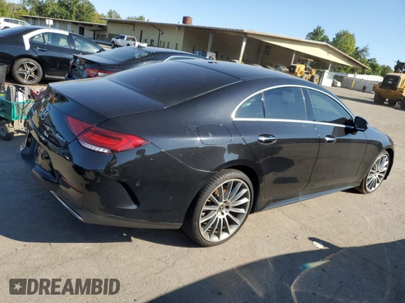 2019 Mercedes-Benz CLS with VIN WDD2J5KB9KA041005, listed as a Copart auction lot 69776784 with 0 mi miles and Salvage Title. Bid and sale history available at carsss.com. Image 3.