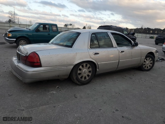 2003 Mercury Grand Marquis LS Premium with VIN 2MEFM75W53X698369, listed as a Copart auction lot 86305904 with 172,259 mi miles and Salvage Title. Bid and sale history available at carsss.com. Image 3.