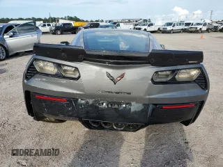 2015 Chevrolet Corvette Z06 3LZ with VIN 1G1YU2D64F5605404, listed as a Copart auction lot 62499074 with 23,299 mi miles and Salvage Title. Bid and sale history available at carsss.com. Image 6.