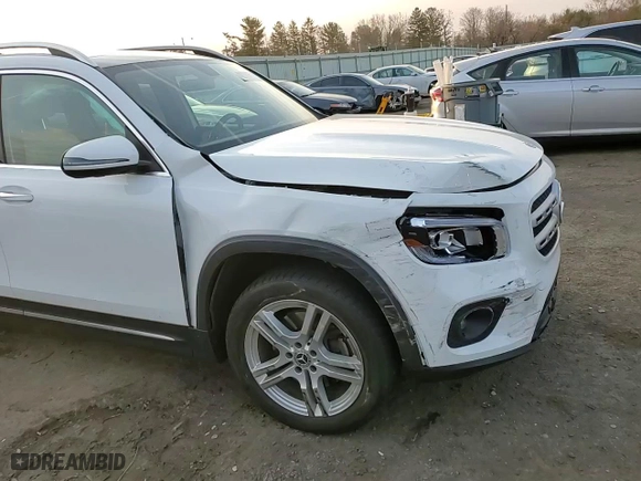 2020 Mercedes-Benz GLB with VIN W1N4M4HB5LW070803, listed as a Copart auction lot 48748615 with 57,499 mi miles and Salvage Title. Bid and sale history available at carsss.com. Image 10.