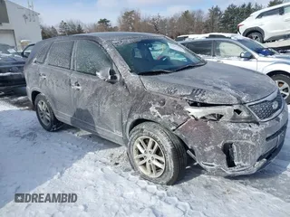 2014 Kia Sorento LX with VIN 5XYKTCA63EG540626, listed as a IAAI auction lot 41597949 with 126,683 mi miles and . Bid and sale history available at carsss.com. Image 1.