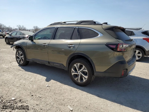 2021 Subaru Outback Touring with VIN 4S4BTAPC5M3208669, listed as a Copart auction lot 48123145 with 43,021 mi miles and Salvage Title. Bid and sale history available at carsss.com. Image 2.