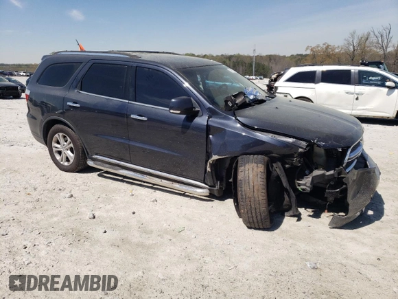 2013 Dodge Durango Crew with VIN 1C4RDHDG4DC698800, listed as a Copart auction lot 51002525 with 156,774 mi miles and Salvage Title. Bid and sale history available at carsss.com. Image 4.