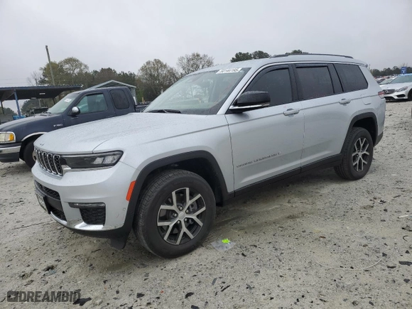 2023 Jeep Grand Cherokee L Limited with VIN 1C4RJJBG7P8754884, listed as a Copart auction lot 50144195 with 32,535 mi miles and Salvage Title. Bid and sale history available at carsss.com. Image 1.
