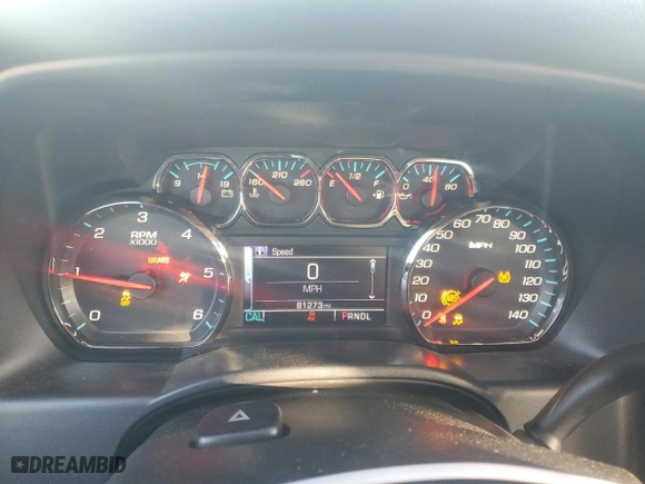 2019 Chevrolet Silverado 1500 LD LT with VIN 2GCVKPEC5K1106169, listed as a Copart auction lot 86123374 with 81,273 mi miles and Salvage Title. Bid and sale history available at carsss.com. Image 9.