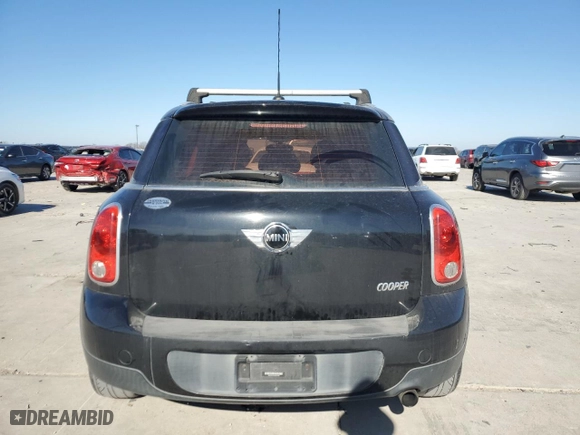 2013 MINI Cooper Countryman with VIN WMWZB3C59DWM07938, listed as a Copart auction lot 42110075 with 0 mi miles and Salvage Title. Bid and sale history available at carsss.com. Image 6.
