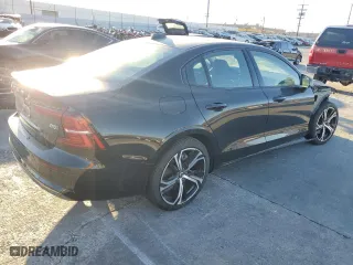 2024 Volvo S60 Plus Dark Theme with VIN 7JRL12TL3RG285763, listed as a Copart auction lot 78530064 with 11,952 mi miles and Salvage Title. Bid and sale history available at carsss.com. Image 3.