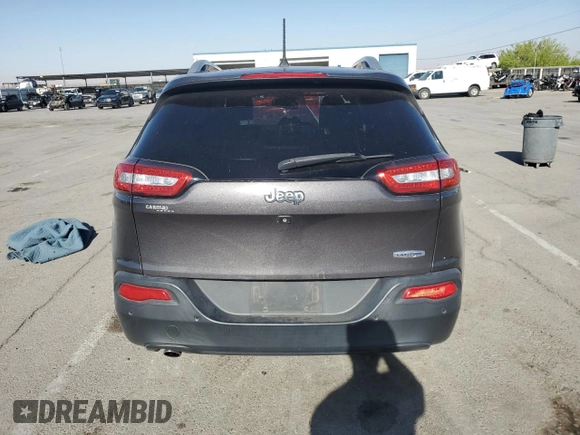 2018 Jeep Cherokee Latitude Plus with VIN 1C4PJLLB2JD511116, listed as a Copart auction lot 53005435 with 55,657 mi miles and Salvage title. Bid and sale history available at DreamBid. Image 6.