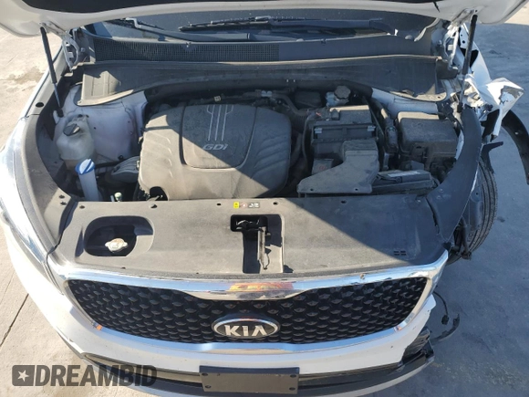 2017 Kia Sorento EX V6 with VIN 5XYPH4A59HG321386, listed as a Copart auction lot 58059574 with 92,235 mi miles and Salvage Title. Bid and sale history available at carsss.com. Image 11.