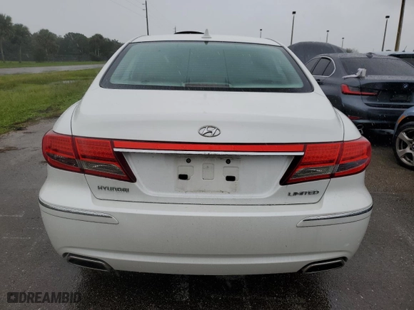 2011 Hyundai Azera Limited with VIN KMHFC4DF0BA544501, listed as a Copart auction lot 75701714 with 0 mi miles and Salvage Title. Bid and sale history available at carsss.com. Image 6.