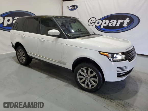 2016 Land Rover Range Rover with VIN SALGR2KF0GA318716, listed as a Copart auction lot 55032114 with 67,737 mi miles and Salvage Title. Bid and sale history available at DreamBid. Image 4.