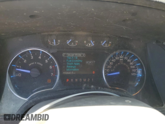 2011 Ford F-150 XL with VIN 1FTFX1EF7BKD65307, listed as a Copart auction lot 62661645 with 153,840 mi miles and Clean title. Bid and sale history available at DreamBid. Image 9.