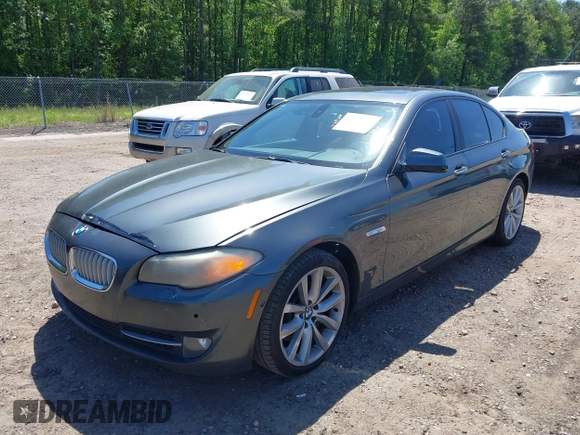 2012 BMW 5 Series 535i xDrive with VIN WBAFU7C54CDU57662, listed as a IAAI auction lot 42135753 with 196,259 mi miles and . Bid and sale history available at carsss.com. Image 2.