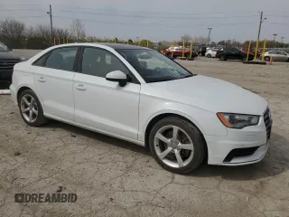 2016 Audi A3 Premium with VIN WAUB8GFF3G1050351, listed as a Copart auction lot 52283705 with Not Provided miles and Salvage Title. Bid and sale history available at DreamBid. Image 4.