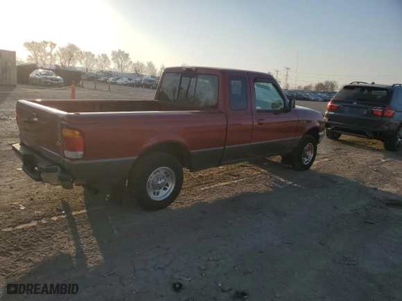 1998 Ford Ranger XL with VIN 1FTYR14XXWPA27096, listed as a Copart auction lot 47848255 with 129,080 mi miles and Salvage Title. Bid and sale history available at carsss.com. Image 3.