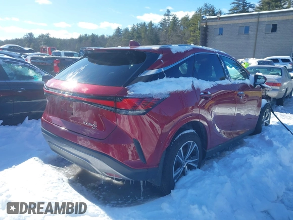 2023 Lexus RX with VIN 2T2BBMCAXPC013459, listed as a IAAI auction lot 41595950 with 17,336 mi miles. Bid and sale history available at carsss.com. Image 4.