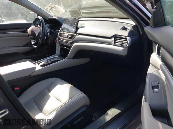 2020 Honda Accord Touring with VIN 1HGCV3F90LA013434, listed as a IAAI auction lot 42075502 with 56,645 mi miles and . Bid and sale history available at DreamBid. Image 5.