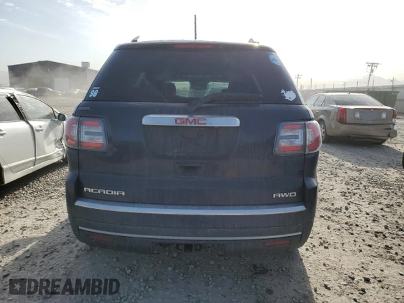 2015 GMC Acadia SLT with VIN 1GKKVRKD3FJ358196, listed as a Copart auction lot 52337295 with 108,328 mi miles and Salvage Title. Bid and sale history available at carsss.com. Image 6.