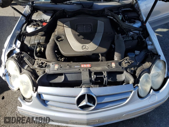 2006 Mercedes-Benz CLK 350 with VIN WDBTK56J66F177886, listed as a Copart auction lot 80913444 with 85,589 mi miles and Salvage Title. Bid and sale history available at DreamBid. Image 11.