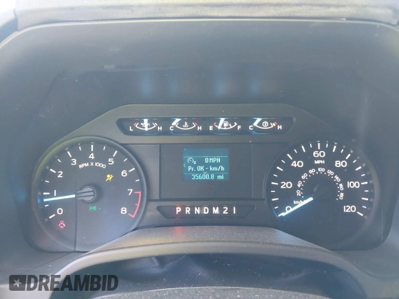 2019 Ford F-150 XL with VIN 1FTEW1CB6KKD50814, listed as a IAAI auction lot 41230911 with 35,600 mi miles and . Bid and sale history available at DreamBid. Image 7.