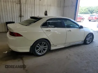 2005 Acura TSX with VIN JH4CL968X5C010626, listed as a Copart auction lot 63658785 with 187,350 mi miles and Salvage title. Bid and sale history available at DreamBid. Image 3.