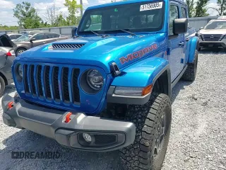 2022 Jeep Gladiator Mojave with VIN 1C6JJTEG2NL172679, listed as a Copart auction lot 51756905 with 48,537 mi miles and Salvage title. Bid and sale history available at DreamBid. Image 12.