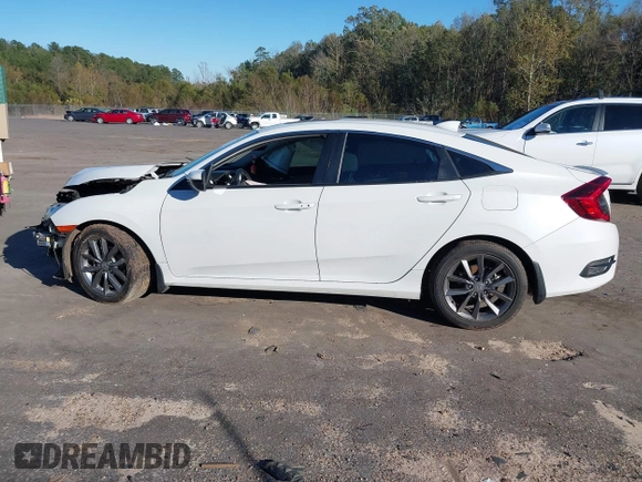 2021 Honda Civic Sedan EX-L with VIN 2HGFC1F72MH705025, listed as a IAAI auction lot 40921006 with 81,043 mi miles. Bid and sale history available at carsss.com. Image 15.