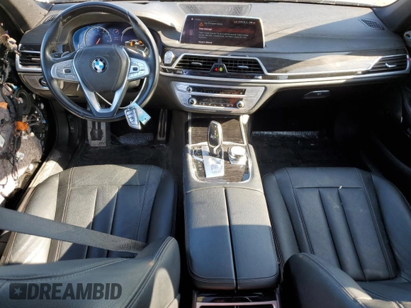 2018 BMW 7 Series 740i xDrive with VIN WBA7E4C56JGV28100, listed as a Copart auction lot 41079924 with 63,891 mi miles. Bid and sale history available at carsss.com. Image 8.