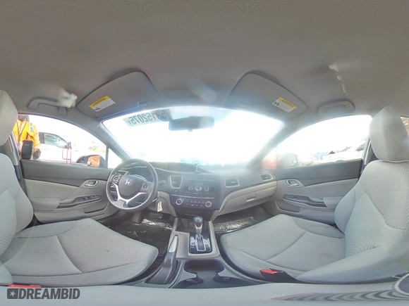 2015 Honda Civic Sedan LX with VIN 19XFB2F55FE200794, listed as a Copart auction lot 53152075 with 78,495 mi miles and Salvage Title. Bid and sale history available at carsss.com. Image 14.