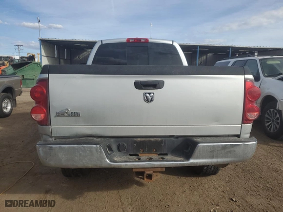 2007 Dodge Ram 2500 Laramie with VIN 1D7KS28A07J623513, listed as a Copart auction lot 46639475 with 241,763 mi miles and Salvage Title. Bid and sale history available at carsss.com. Image 6.