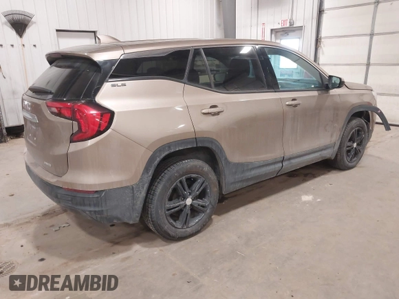 2018 GMC Terrain SLE with VIN 3GKALTEV0JL358807, listed as a IAAI auction lot 41455770 with 72,472 mi miles. Bid and sale history available at carsss.com. Image 4.